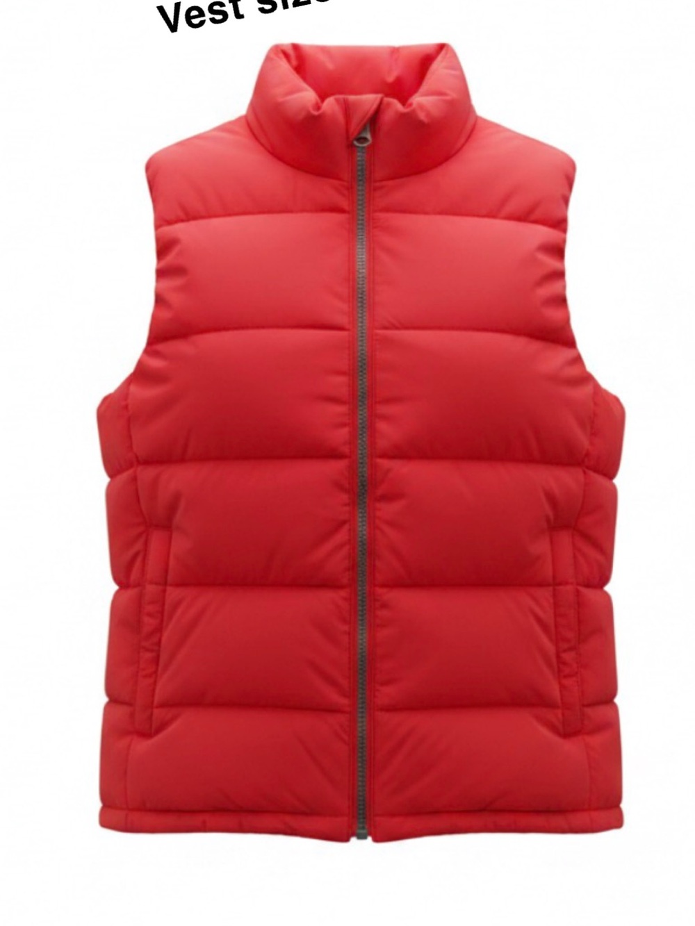 GAP Kids Bright Coral Puffer Vest